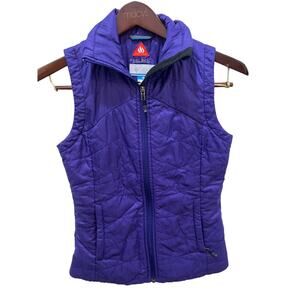 Columbia Woman’s lightweight purple vest size XS Omni-heat